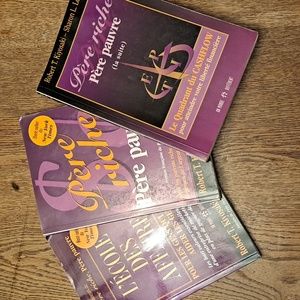 Soft cover | French book bundle | Robert T. Kiyosaki